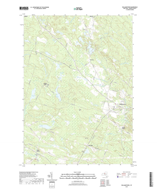 Williamstown New York US Topo Map Image