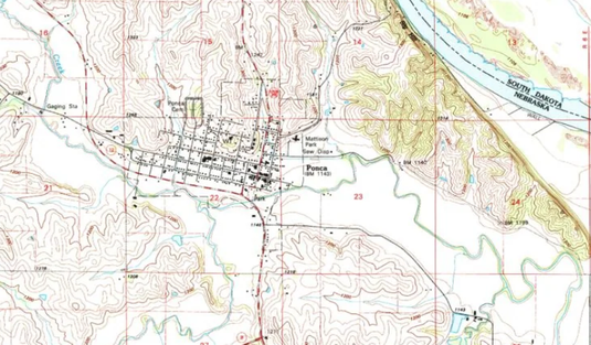State of Nebraska Maps – MyTopo Map Store
