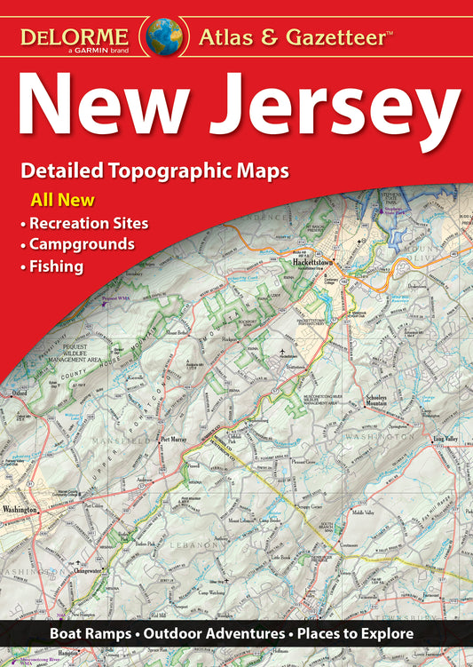 DeLorme Atlas and Gazetteer New Hampshire and Vermont