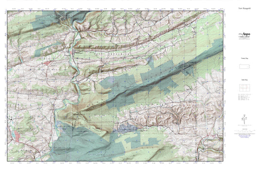 New Ringgold MyTopo Explorer Series Map Image