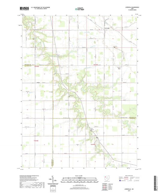 Ayersville Ohio US Topo Map Image