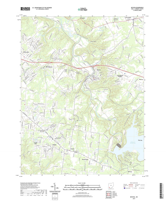 Batavia Ohio US Topo Map Image