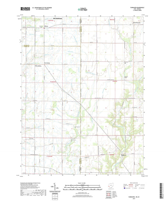 Fairhaven Ohio US Topo Map Image
