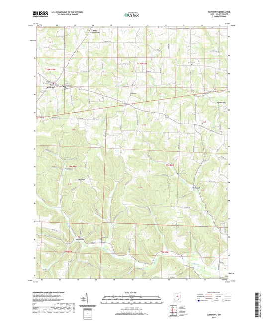 Glenmont Ohio US Topo Map Image