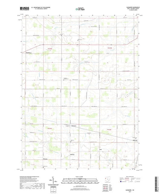 Glenmore Ohio US Topo Map Image