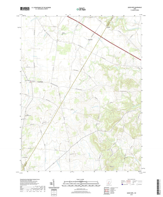 Good Hope Ohio US Topo Map Image