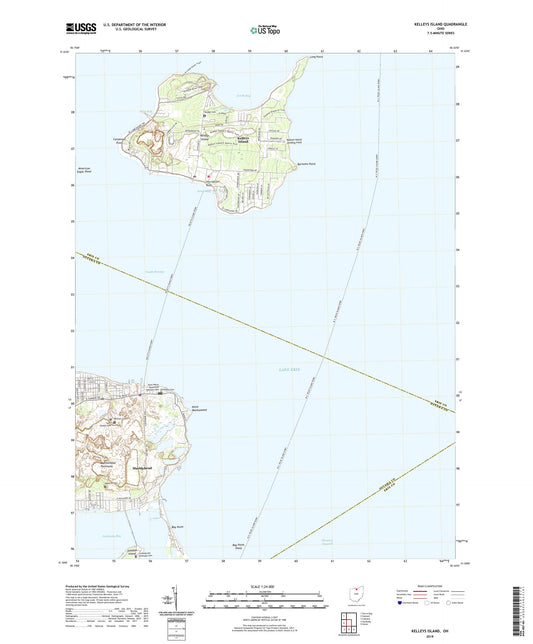 Kelleys Island Ohio US Topo Map Image
