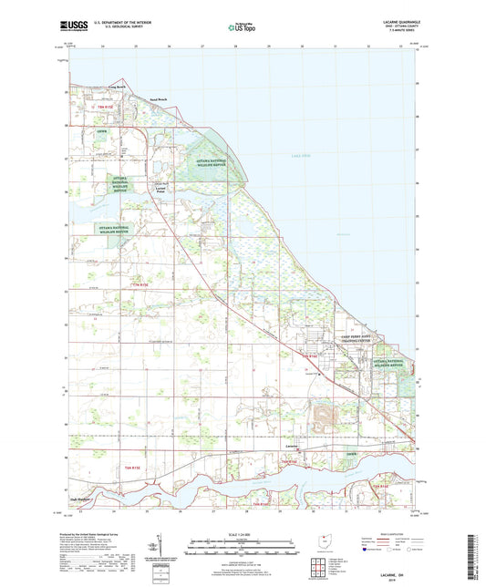 Lacarne Ohio US Topo Map Image