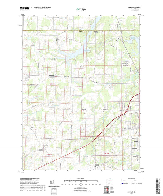 Limaville Ohio US Topo Map Image
