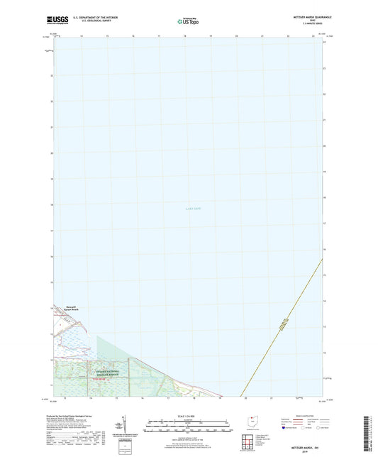 Metzger Marsh Ohio US Topo Map Image