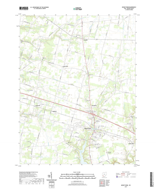 Mount Orab Ohio US Topo Map Image