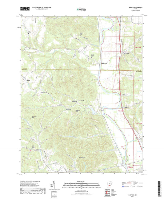 Wakefield Ohio US Topo Map Image
