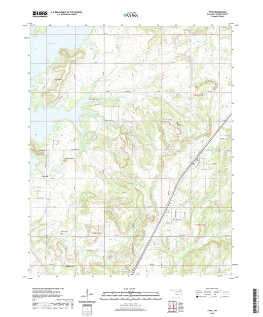 Foyil Oklahoma US Topo Map Image