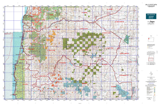 Oregon GMU 17 Stott Mtn Map Image