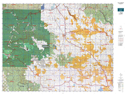 Oregon GMU 51 Sumpter Map Image