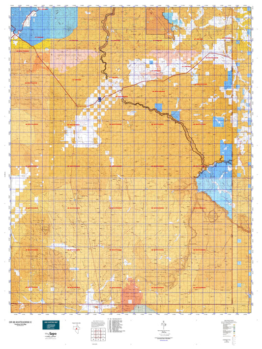 Oregon GMU 68 Whitehorse E Map Image