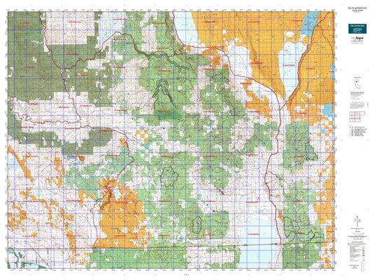 Oregon GMU 75 Interstate Map Image