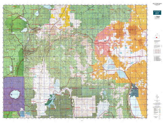 Oregon GMU 77 Fort Rock Map Image