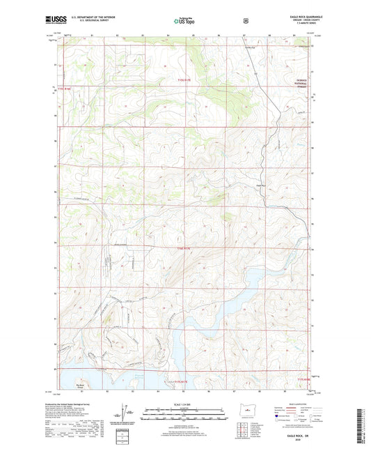 Eagle Rock Oregon US Topo Map Image