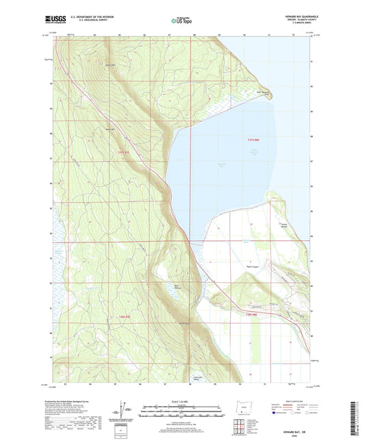Howard Bay Oregon US Topo Map Image