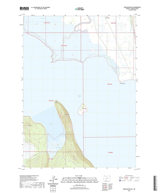Shoalwater Bay Oregon US Topo Map Image