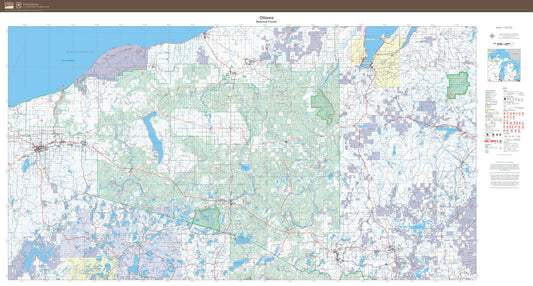 Ottawa National Forest Map