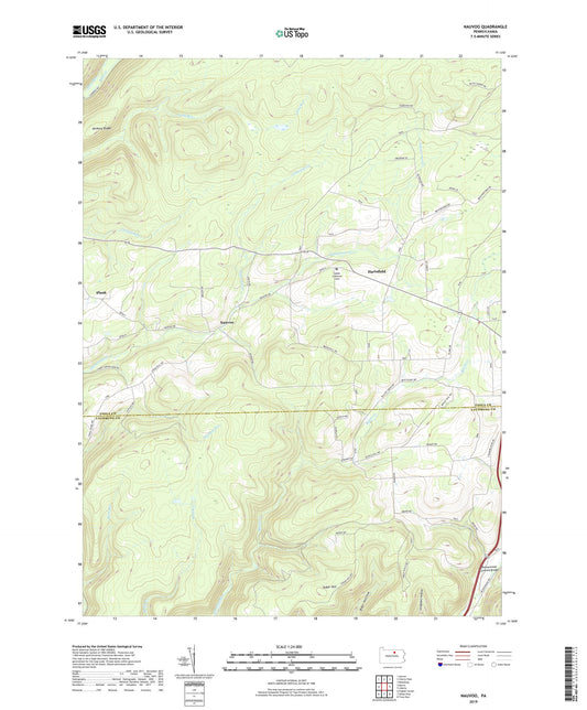 Nauvoo Pennsylvania US Topo Map Image