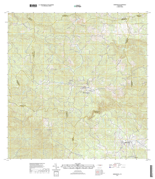 Barranquitas Puerto Rico US Topo Map Image
