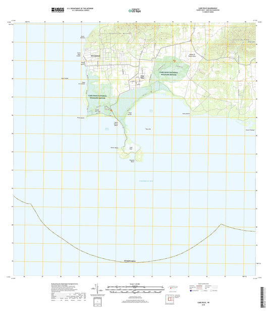 Cabo Rojo Puerto Rico US Topo Map Image