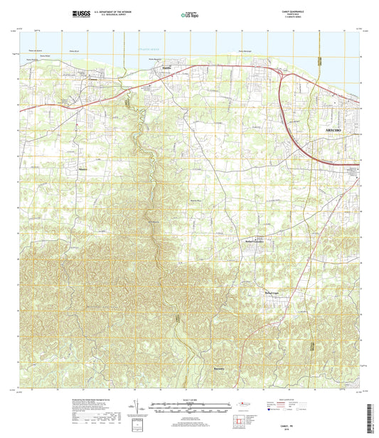 Camuy Puerto Rico US Topo Map Image