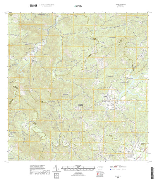Comerio Puerto Rico US Topo Map Image