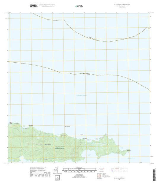 Isla De Vieques East Puerto Rico US Topo Map Image