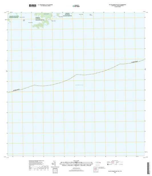 Isla De Vieques East OE S Puerto Rico US Topo Map Image