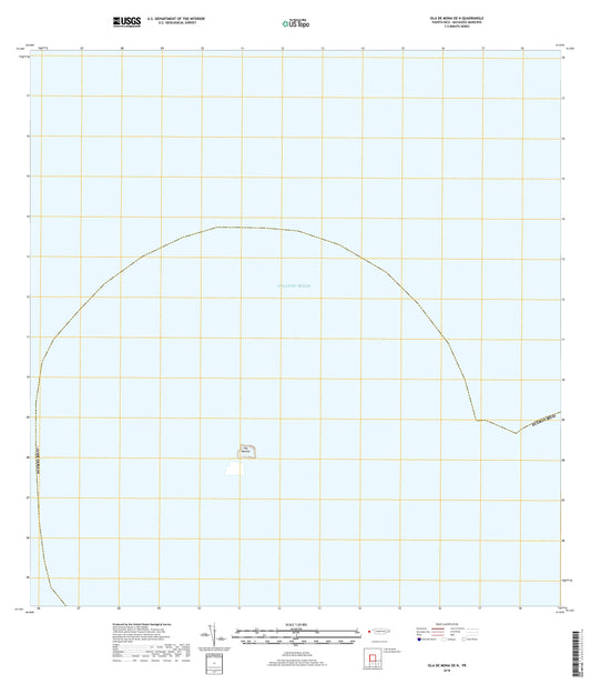 Isla de Mona OE N Puerto Rico US Topo Map Image