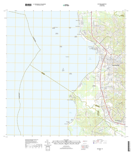 Mayaguez Puerto Rico US Topo Map Image