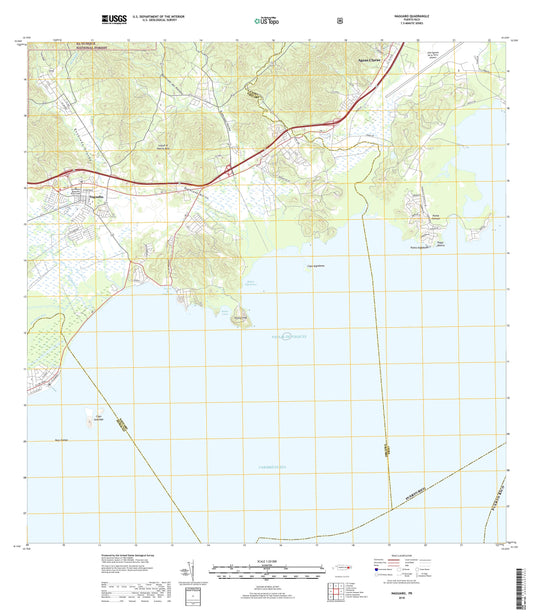 Naguabo Puerto Rico US Topo Map Image