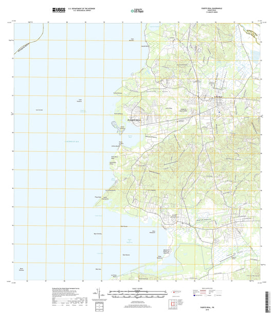 Puerto Real Puerto Rico US Topo Map Image