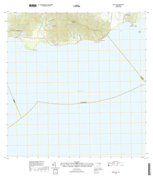Punta Tuna Puerto Rico US Topo Map Image