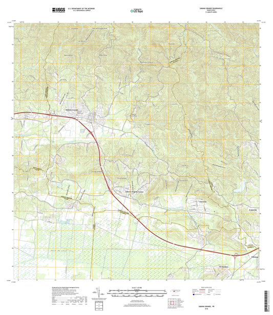 Sabana Grande Puerto Rico US Topo Map Image