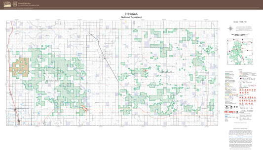 Pawnee National Grassland Map