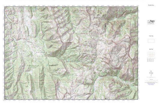 Pickle Pass MyTopo Explorer Series Map Image