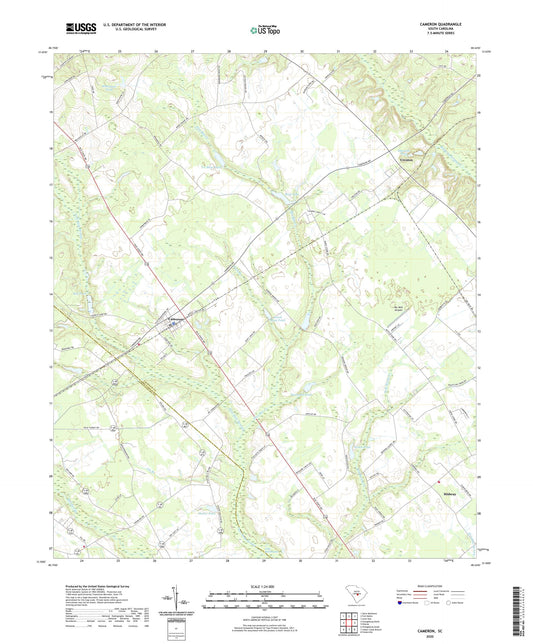 Cameron South Carolina US Topo Map Image