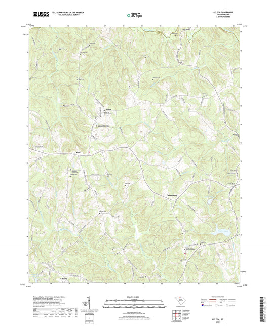 Kelton South Carolina US Topo Map Image