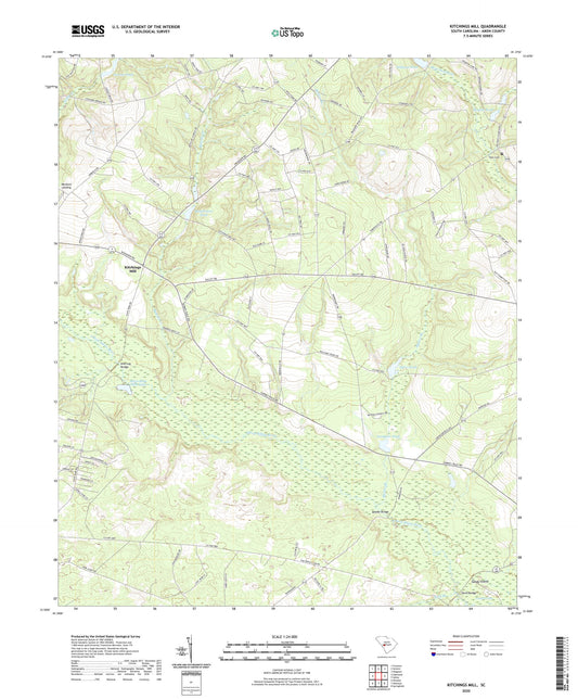 Kitchings Mill South Carolina US Topo Map Image