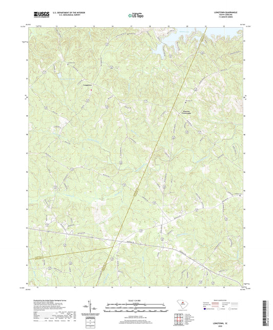 Longtown South Carolina US Topo Map Image