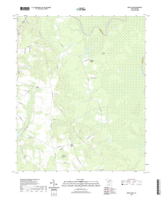 Mont Clare South Carolina US Topo Map Image