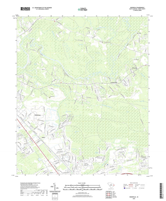 Nixonville South Carolina US Topo Map Image