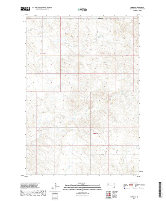 Fairpoint South Dakota US Topo Map Image