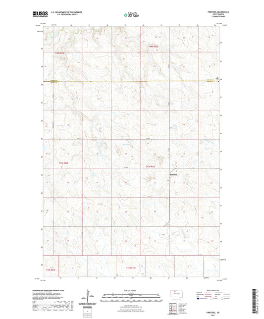 Firesteel South Dakota US Topo Map Image