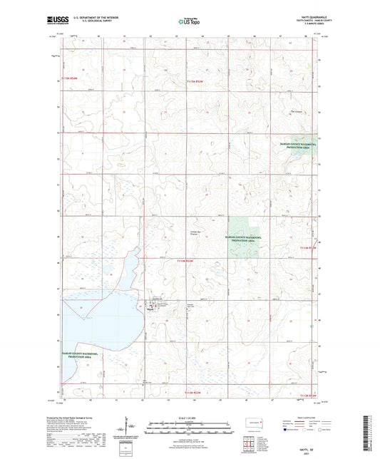 Hayti South Dakota US Topo Map Image